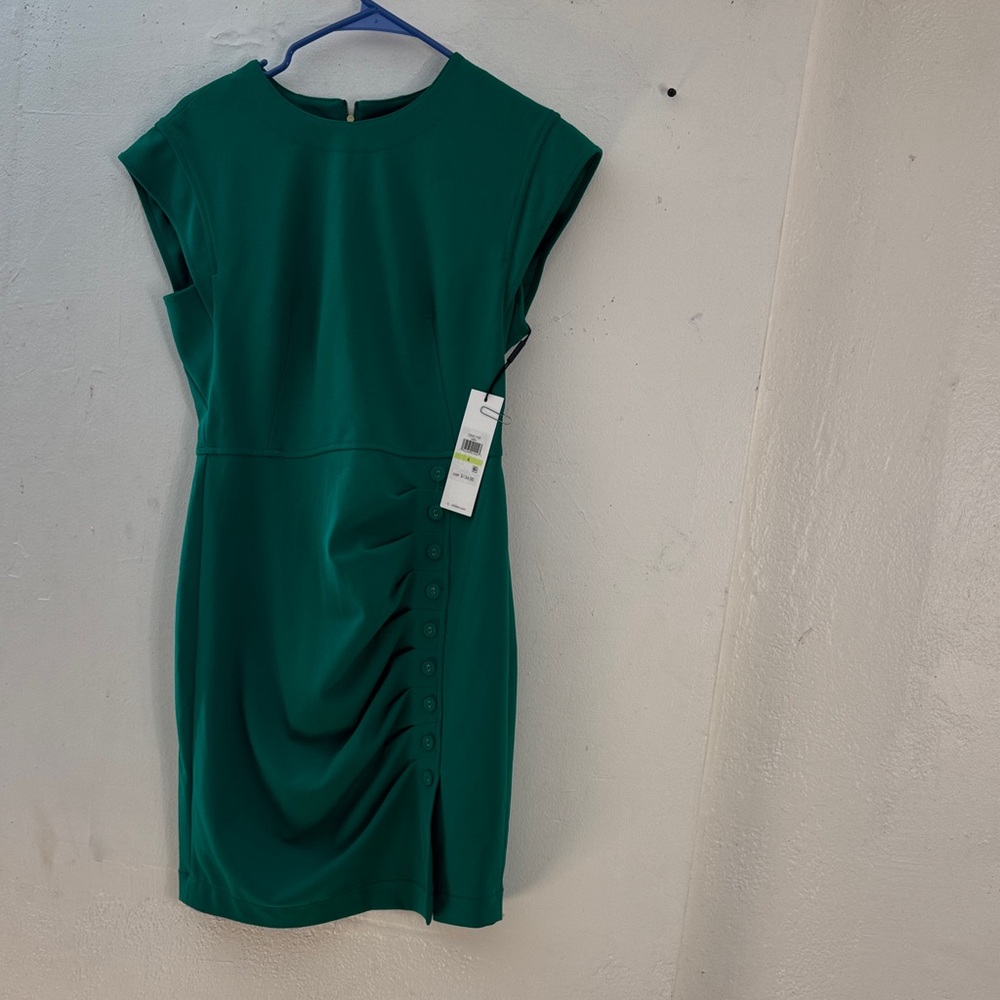 Calvin Klein green Dress size 4 pre-owned - Picture 3 of 16